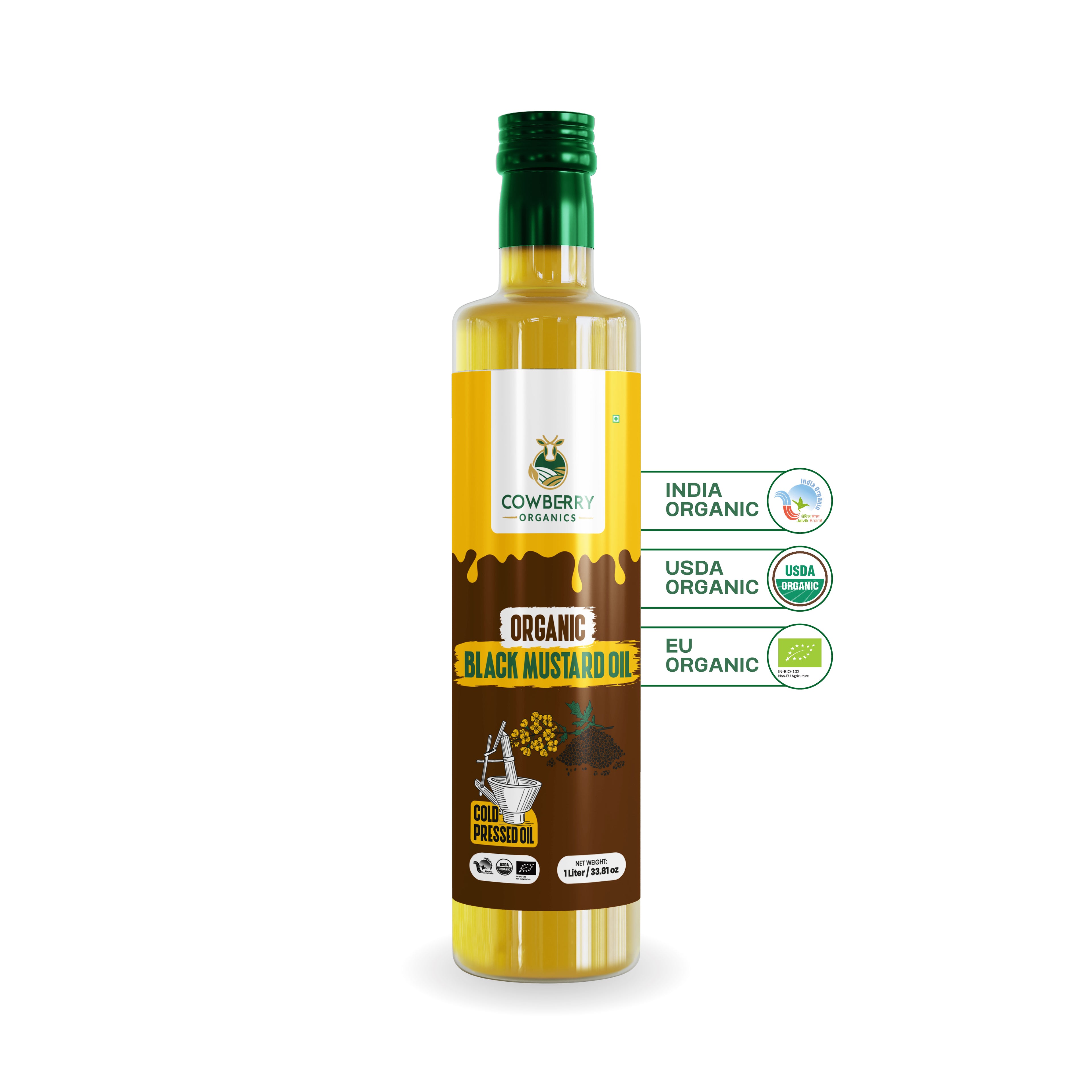 Organic Cold Pressed Mustard Oil
