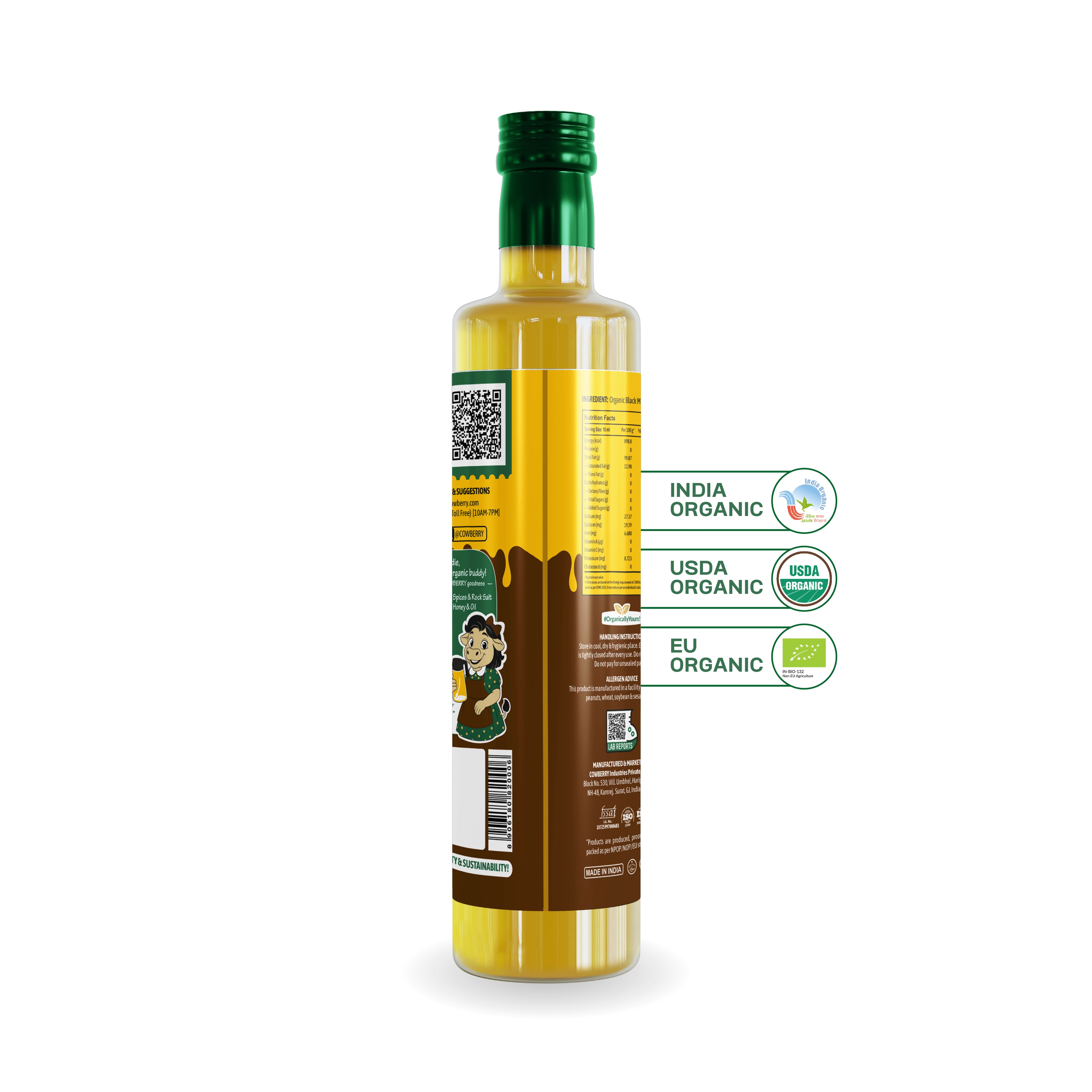 Organic Cold Pressed Mustard Oil