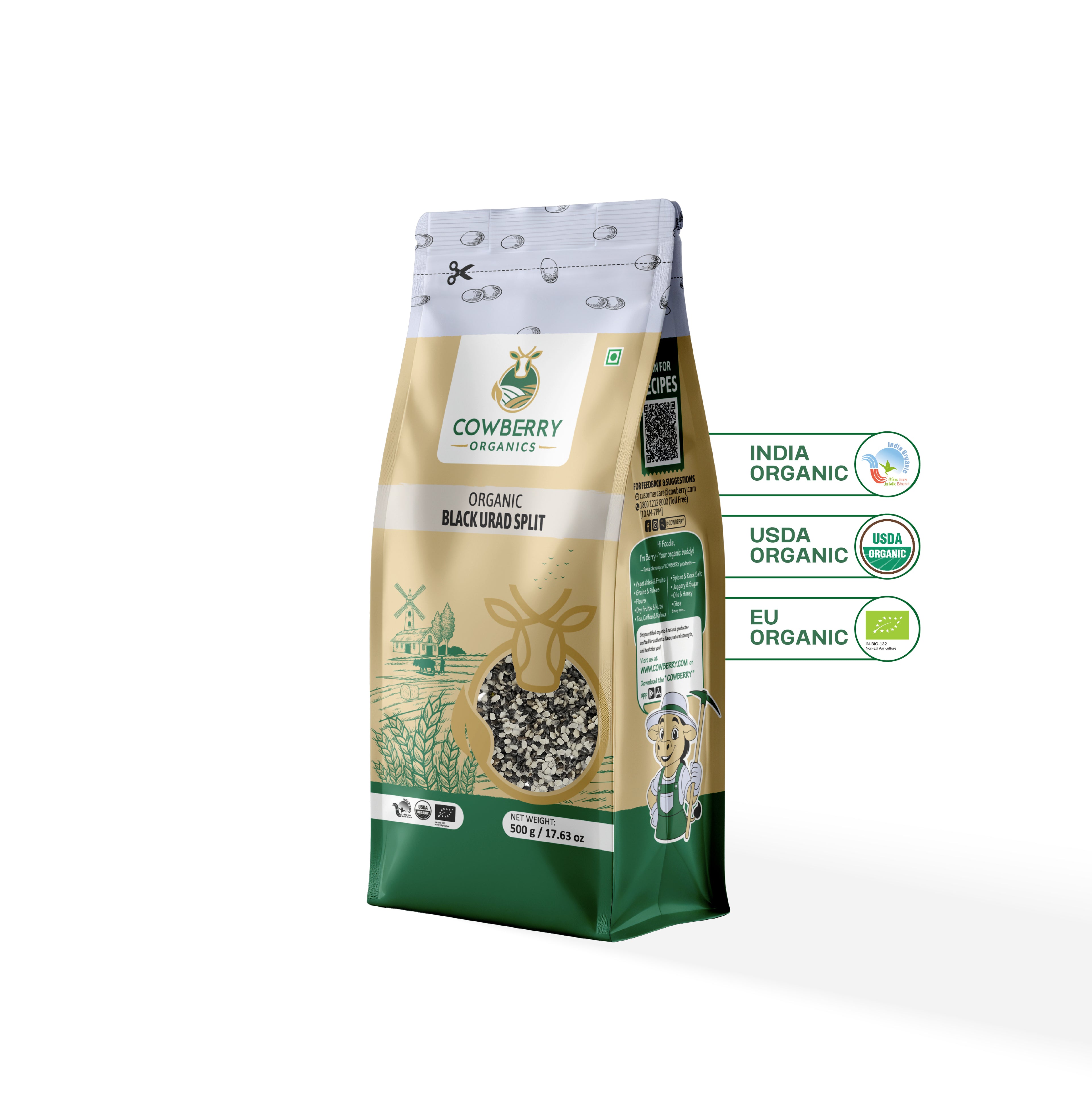 Organic Black Urad Split