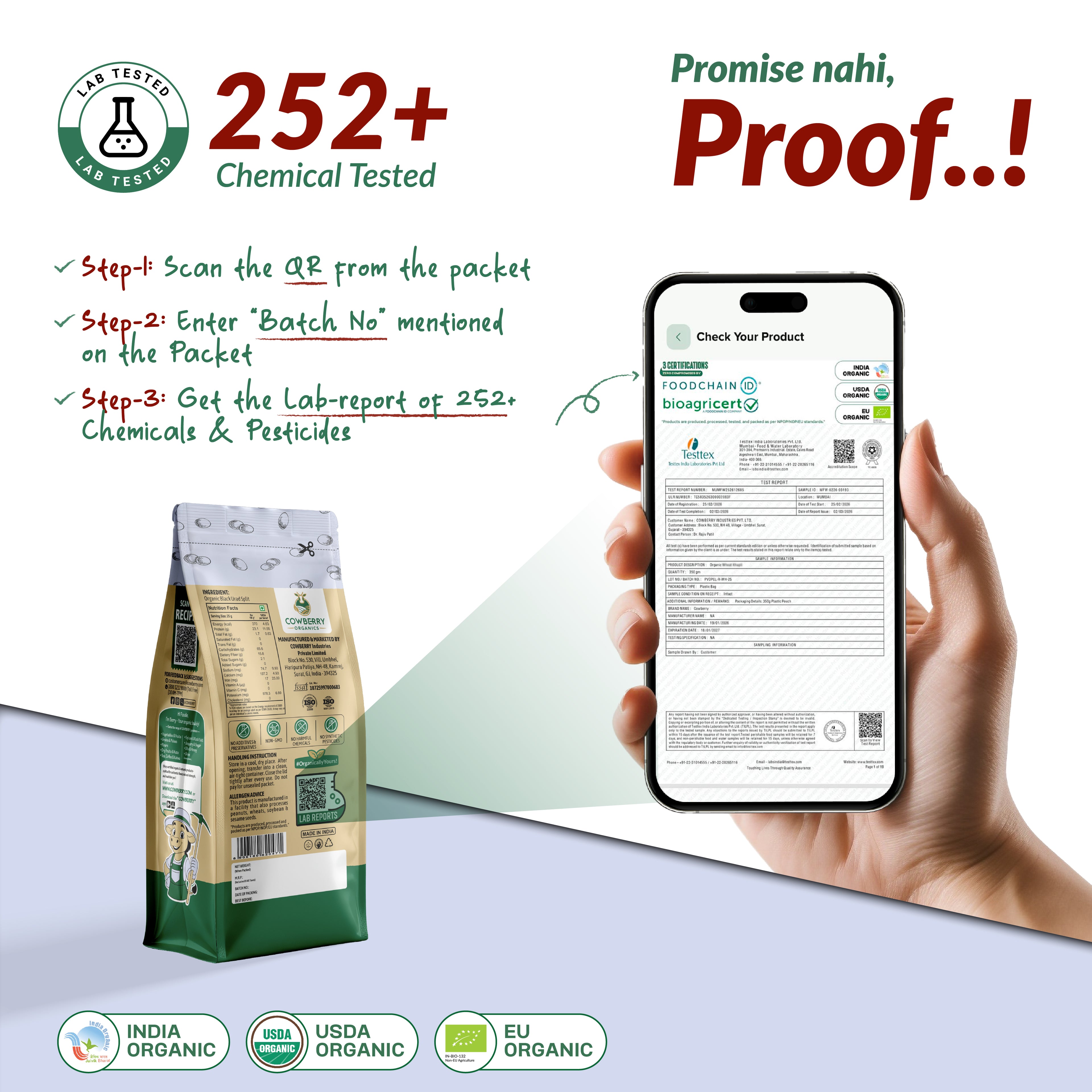 Organic Black Urad Split