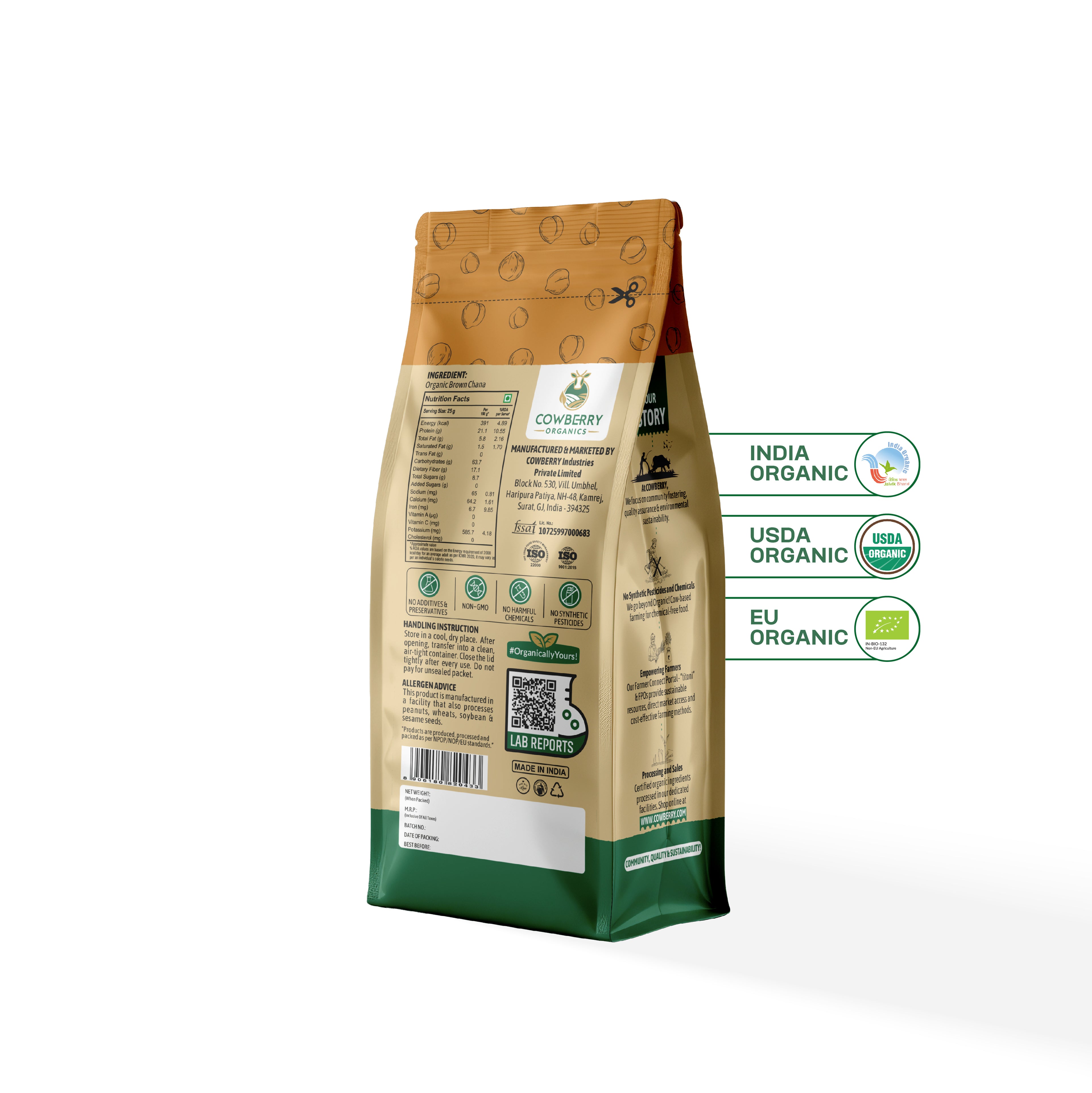 Organic Brown Chana
