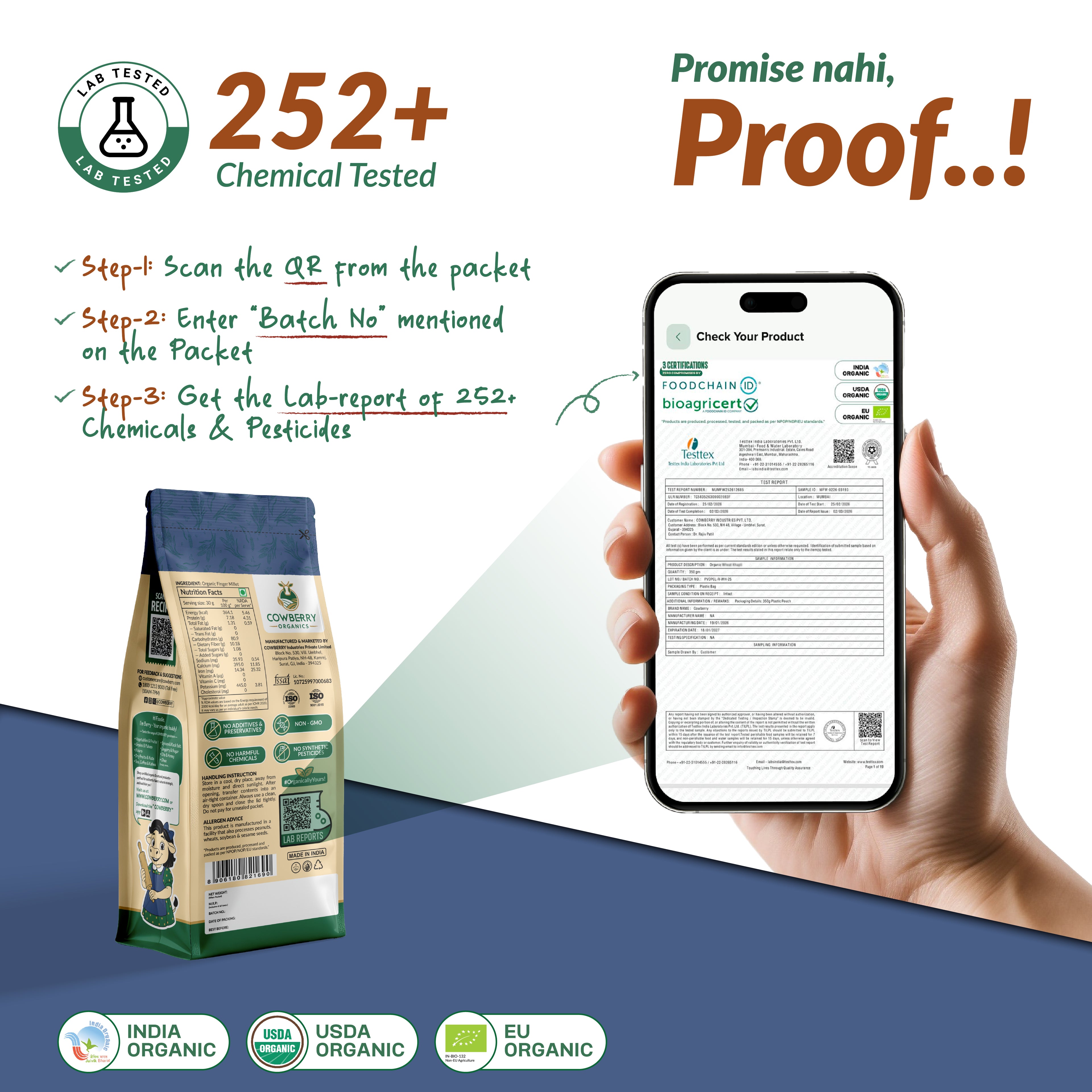Organic Finger Millet Flour