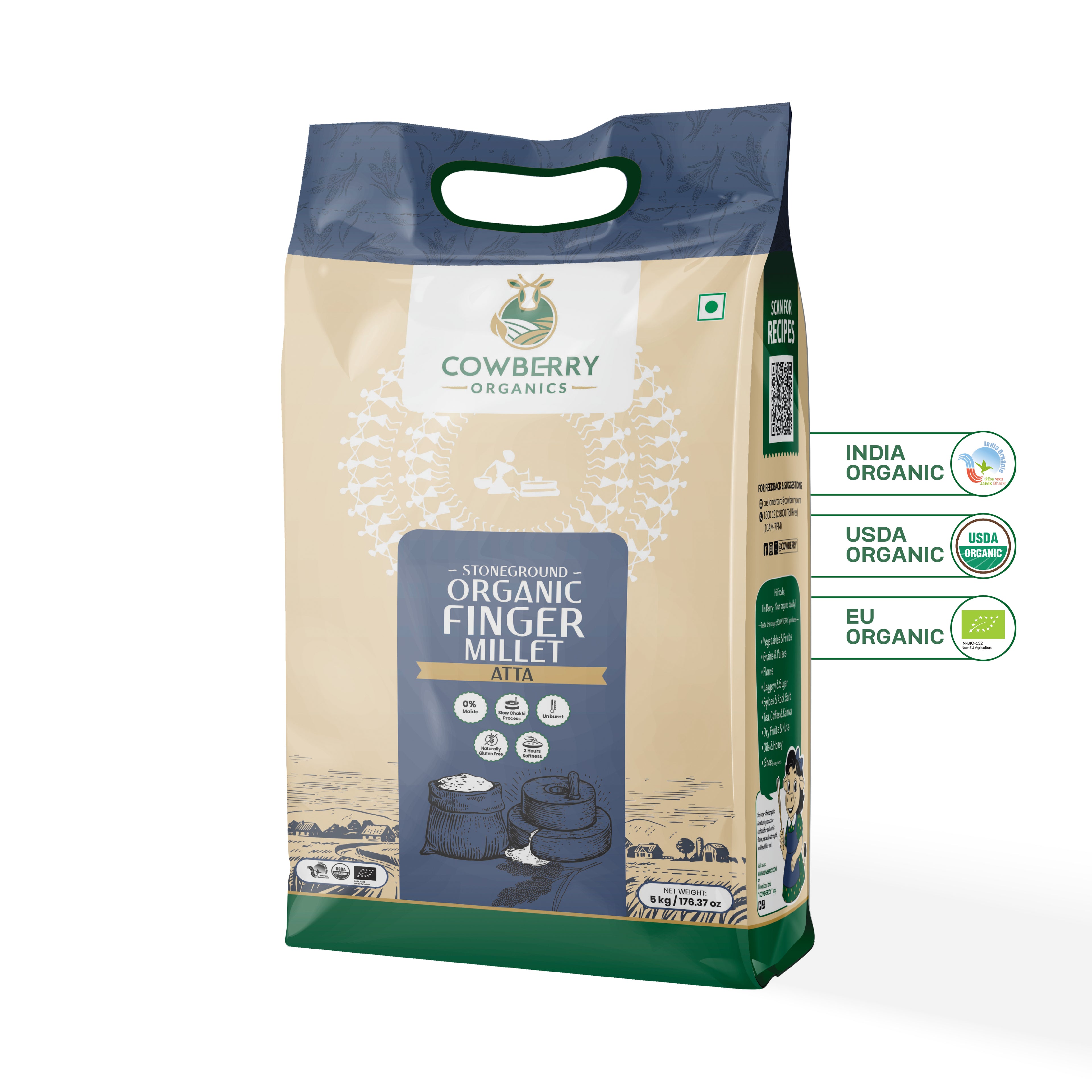 Organic Finger Millet Flour
