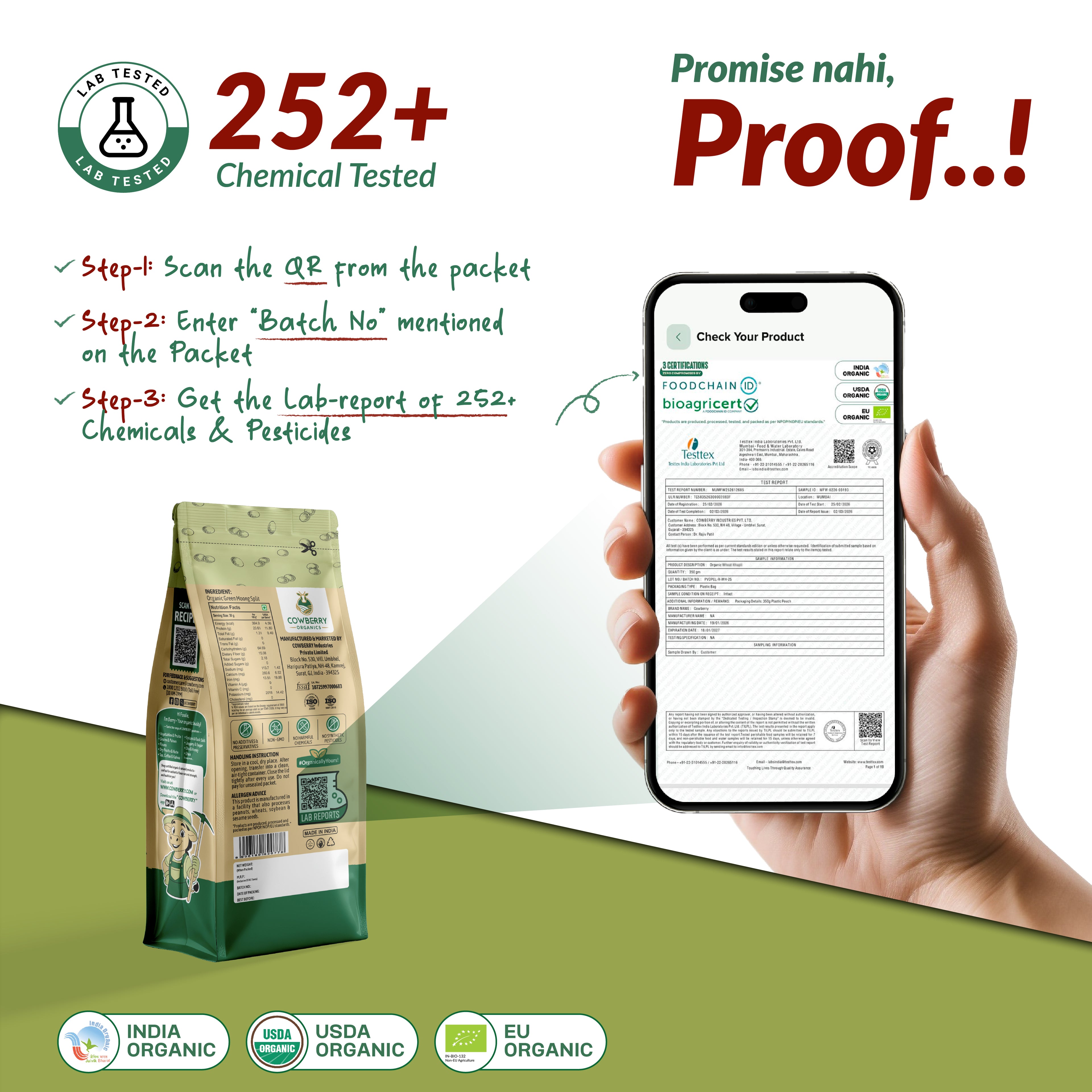 Organic Green Moong Split