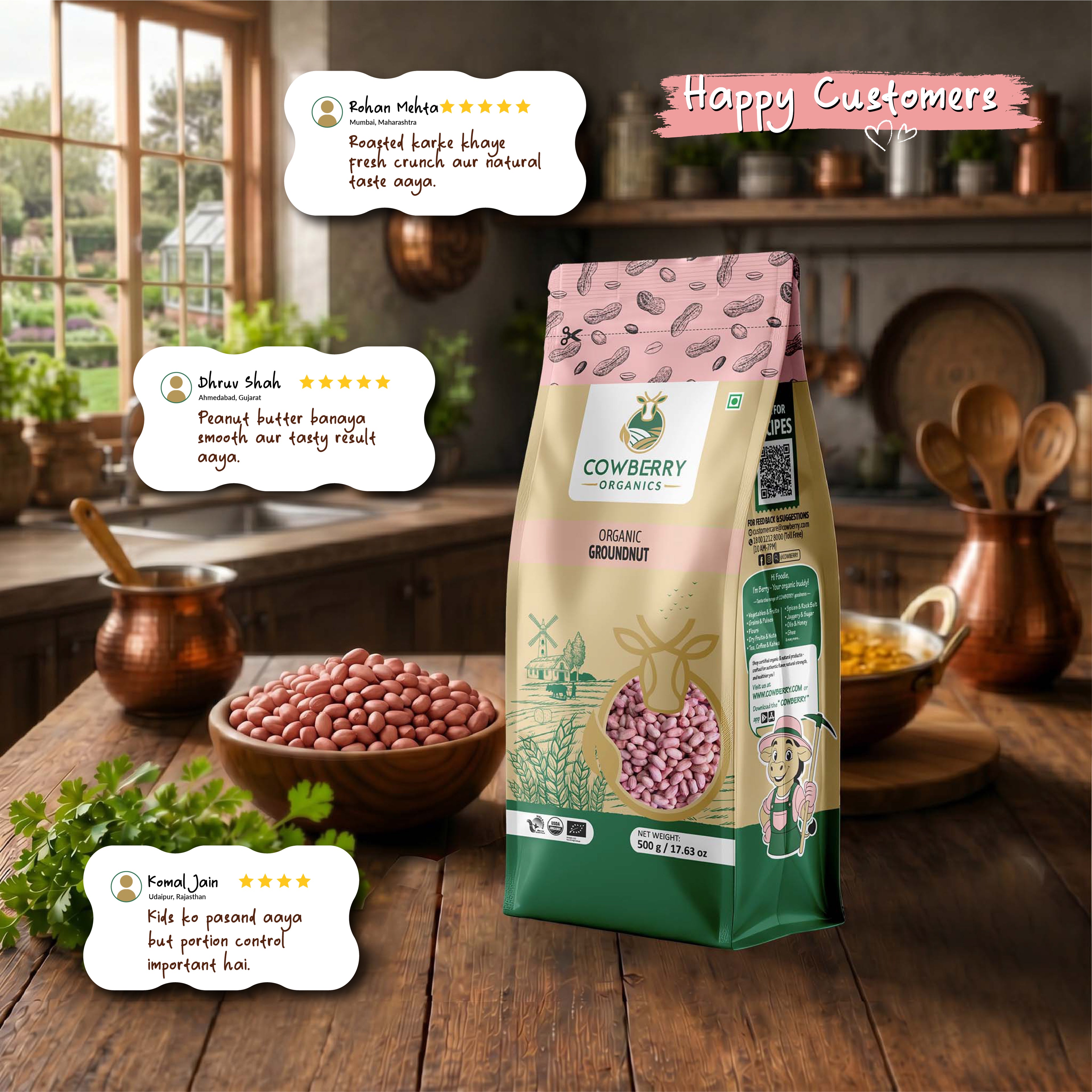 Organic Groundnuts (Peanuts)