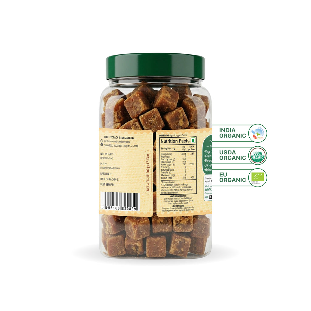 Organic Jaggery Cubes