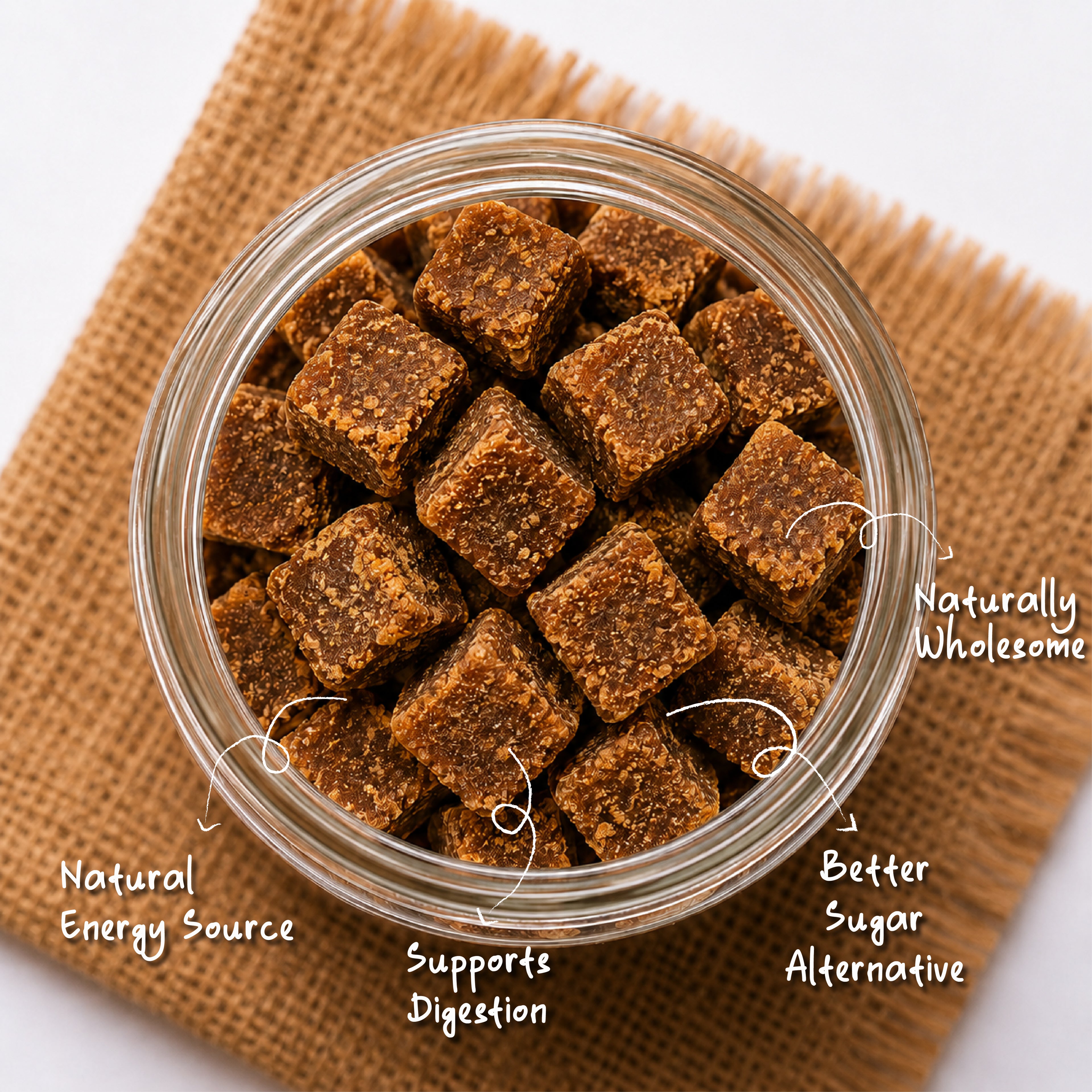 Organic Jaggery Cubes
