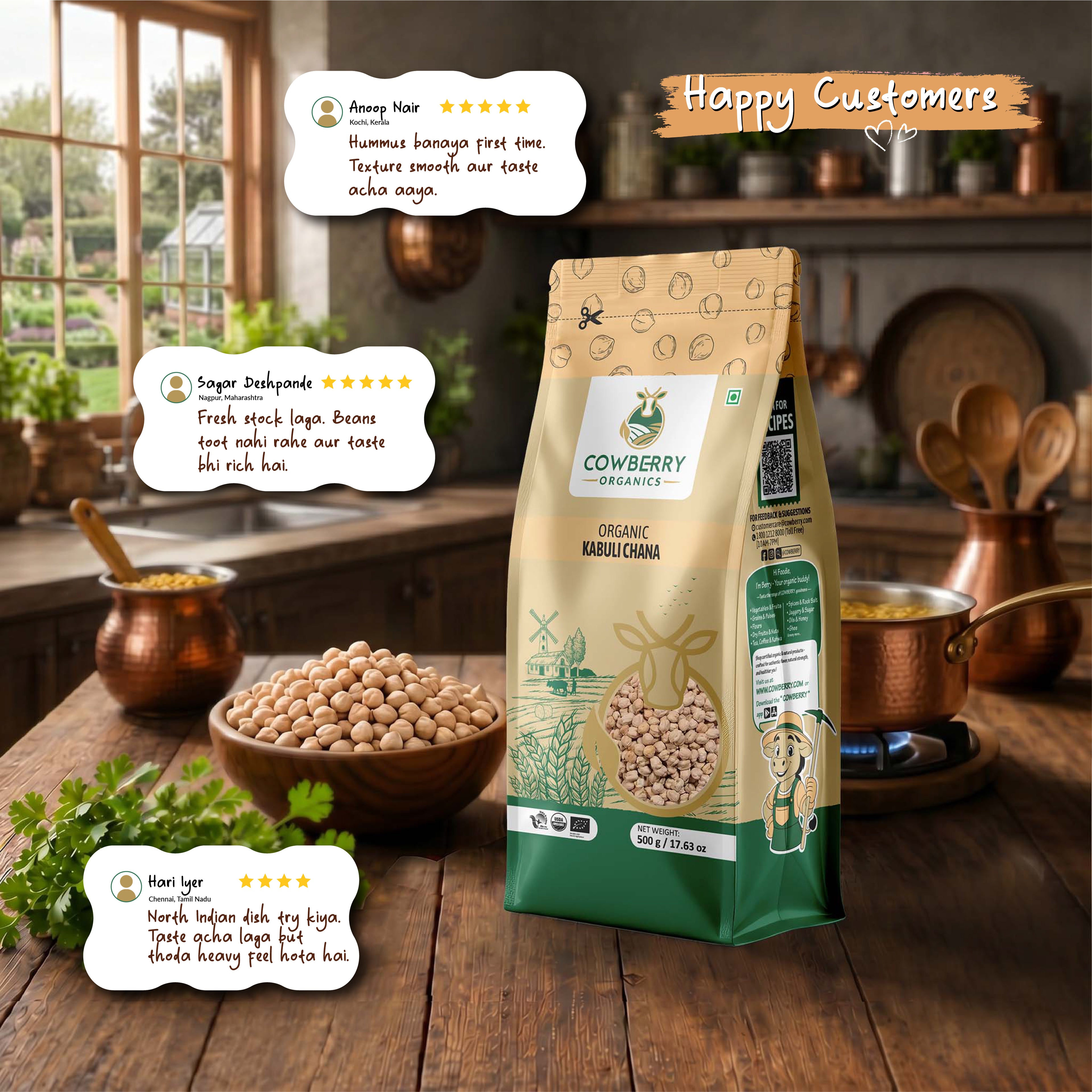 Organic Kabuli Chana