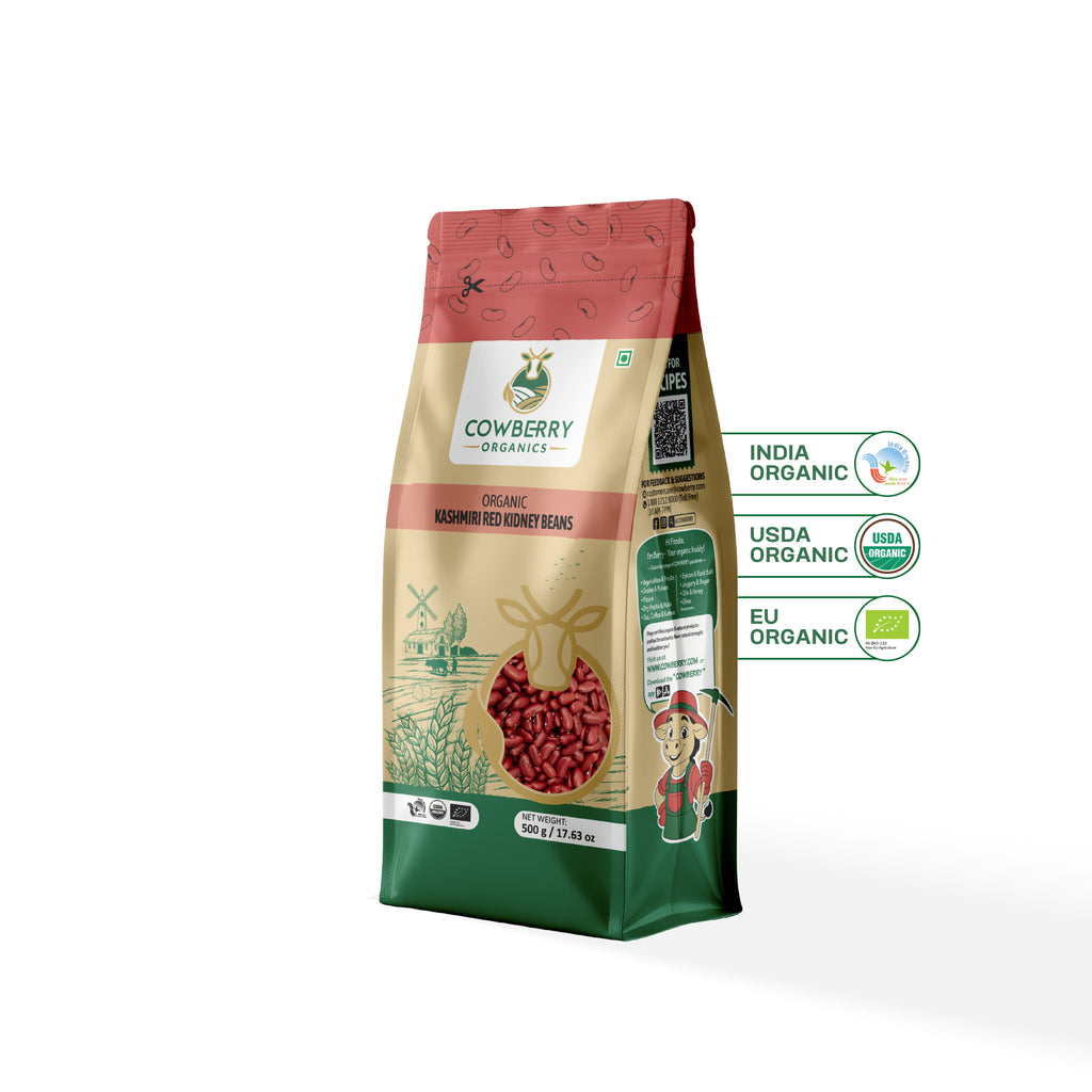 Organic Kashmiri Red Kidney Beans (Rajma)