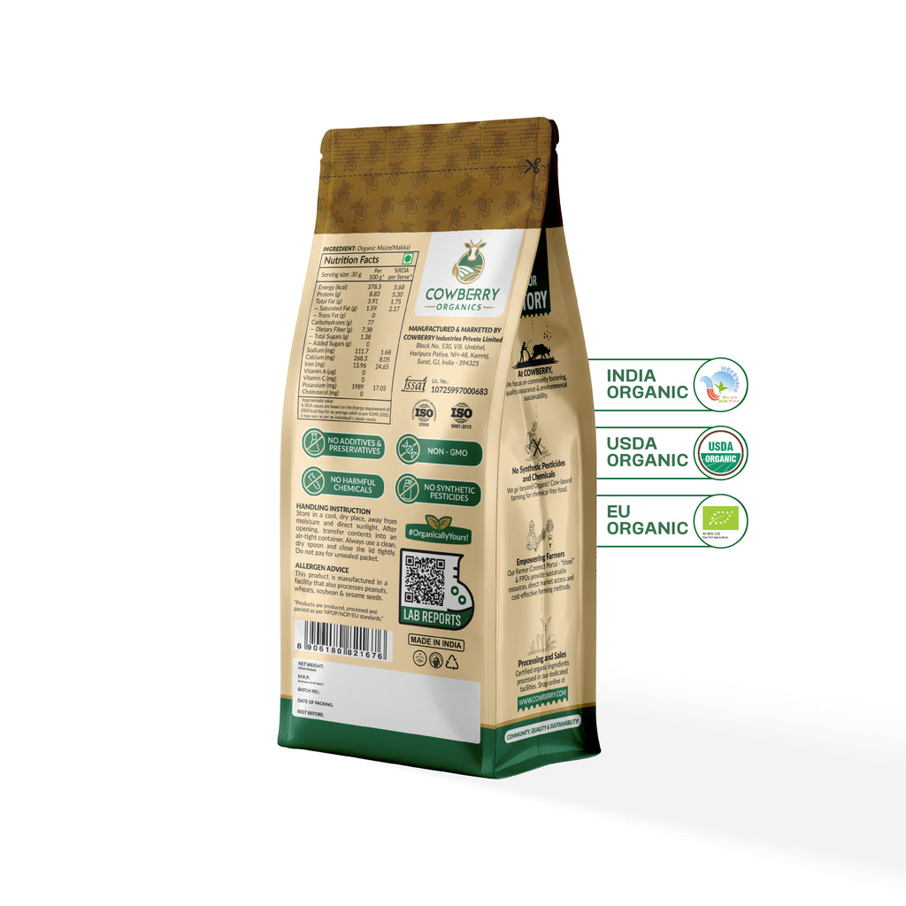 Organic Maize (Makka) Flour