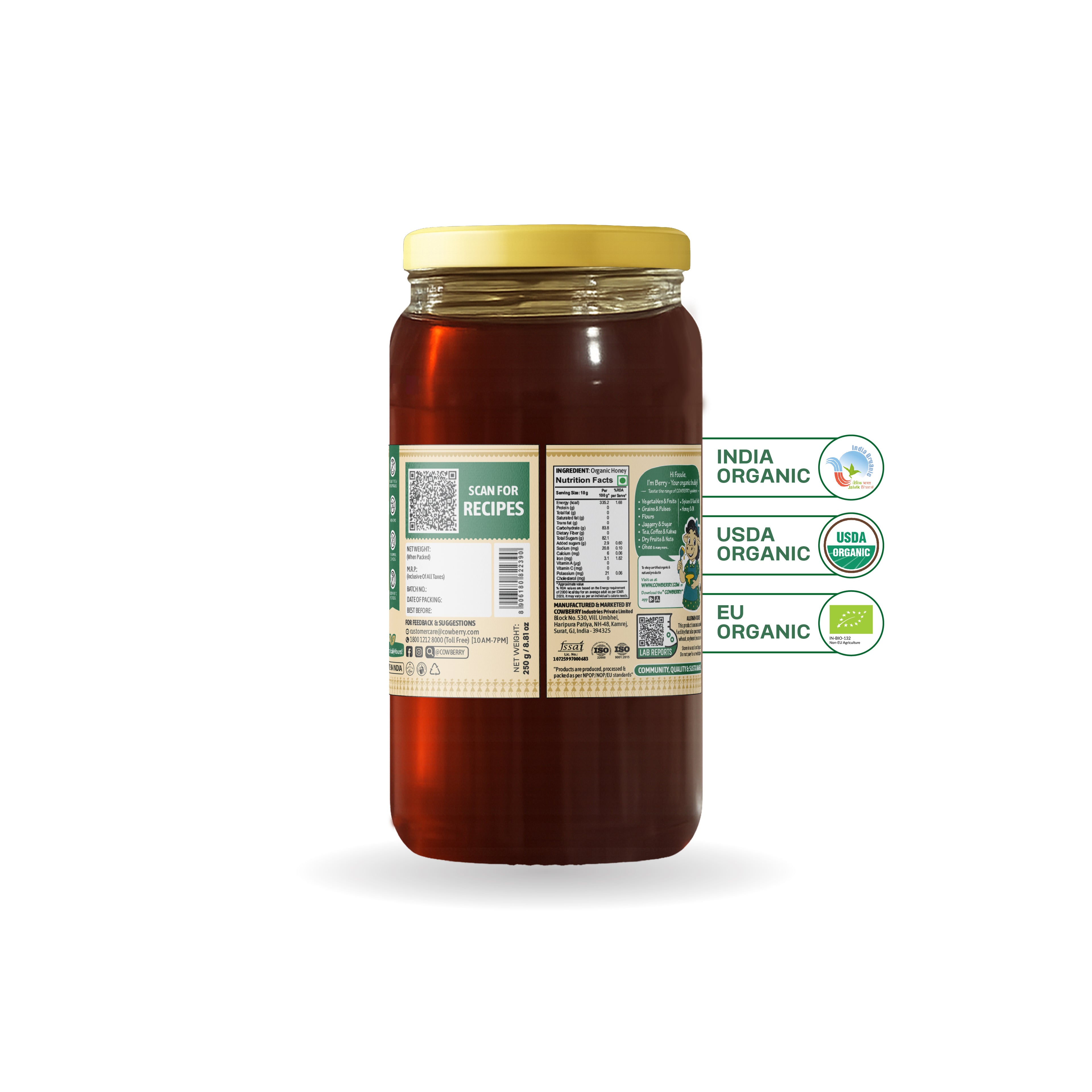 Organic Multiflora Honey