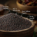Organic Black Mustard Seeds (Small)