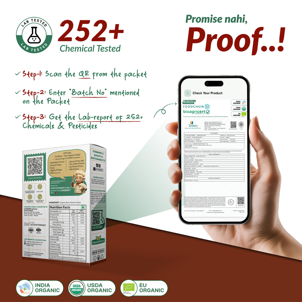 Organic Black Mustard Seeds (Small)