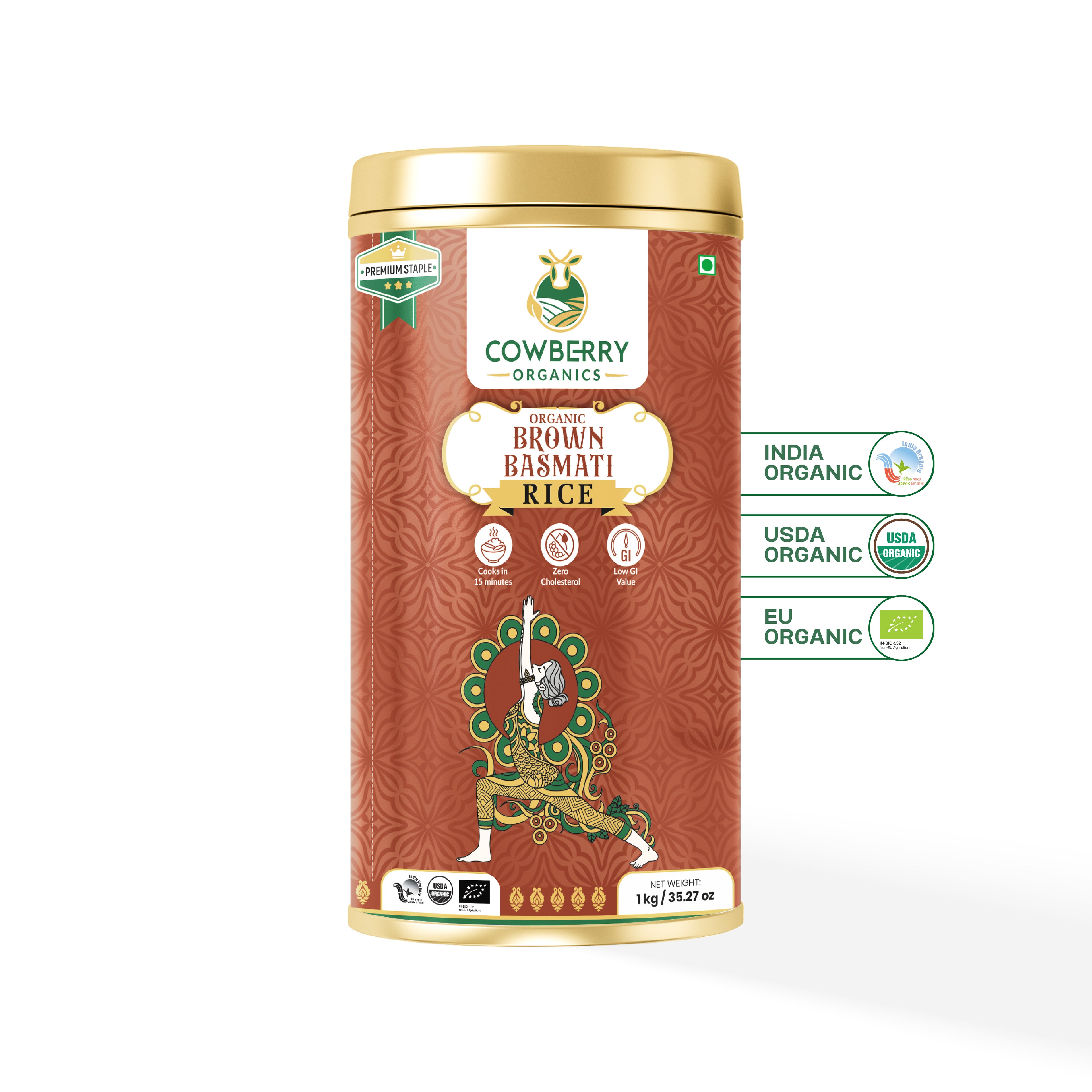 Organic Brown Basmati Rice