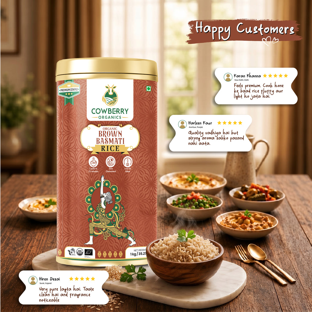 Organic Brown Basmati Rice