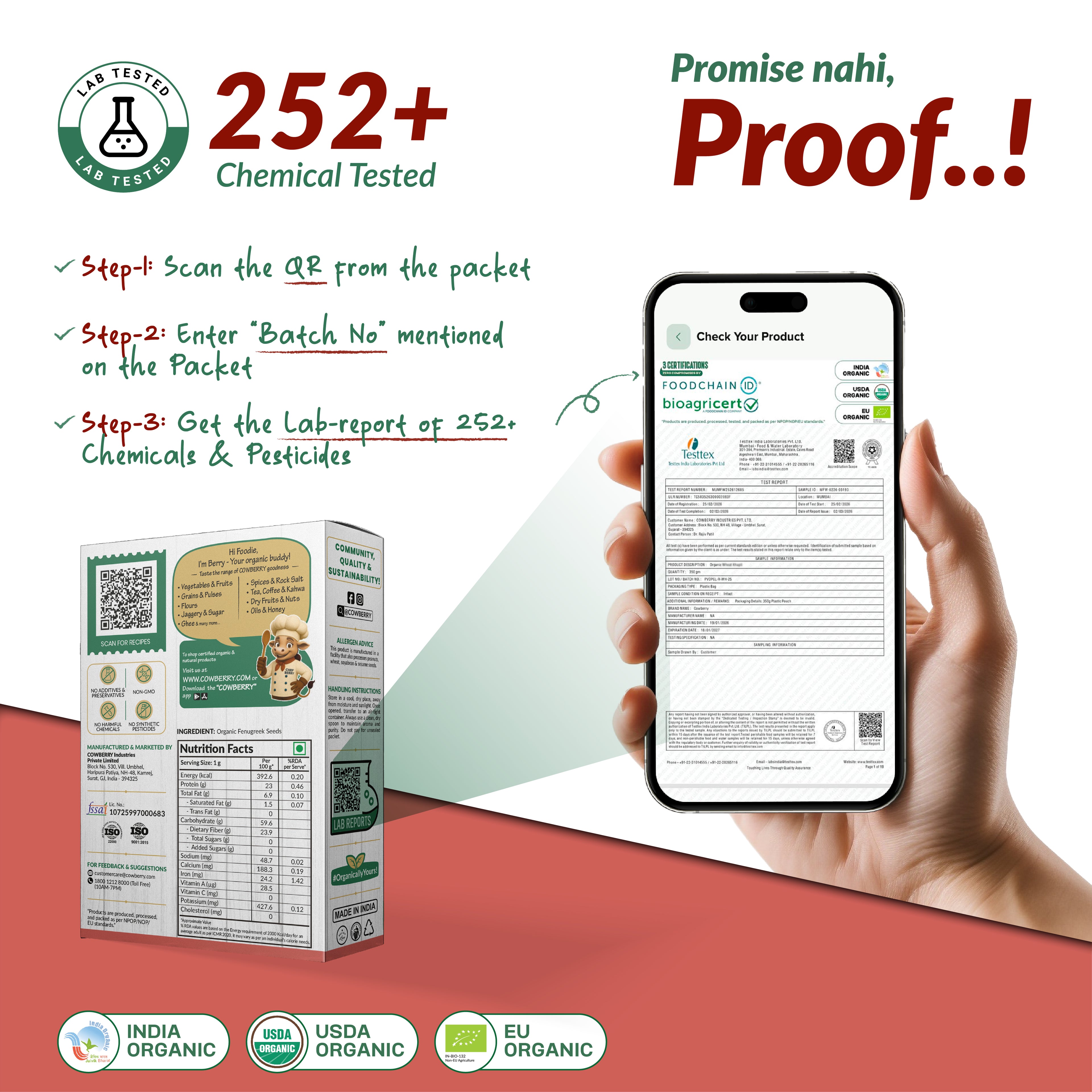 Organic Fenugreek Seeds