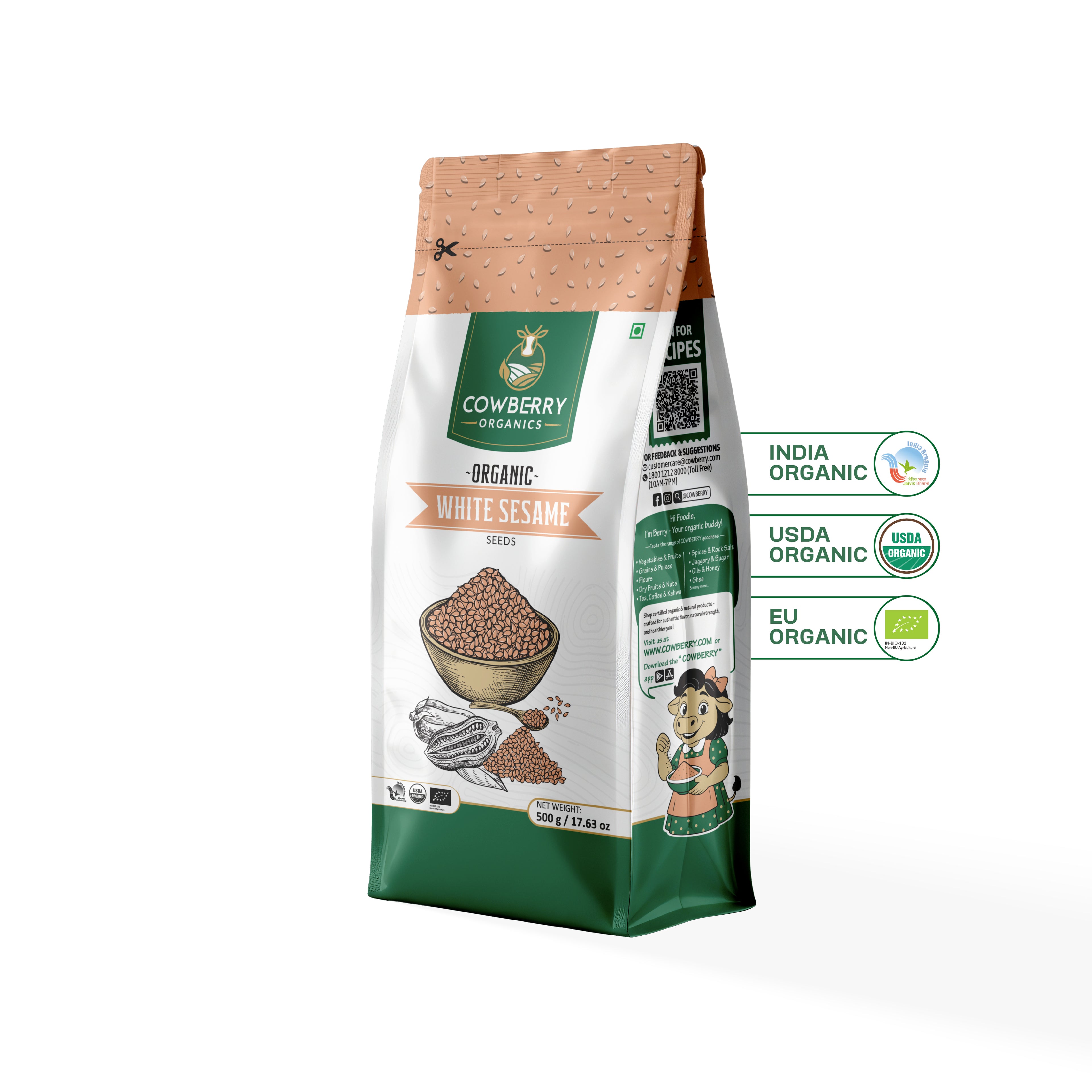 Organic White Sesame Seeds