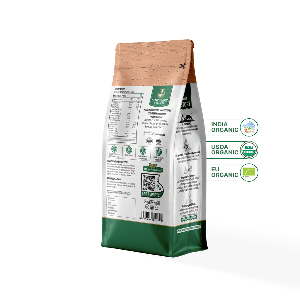 Organic White Sesame Seeds