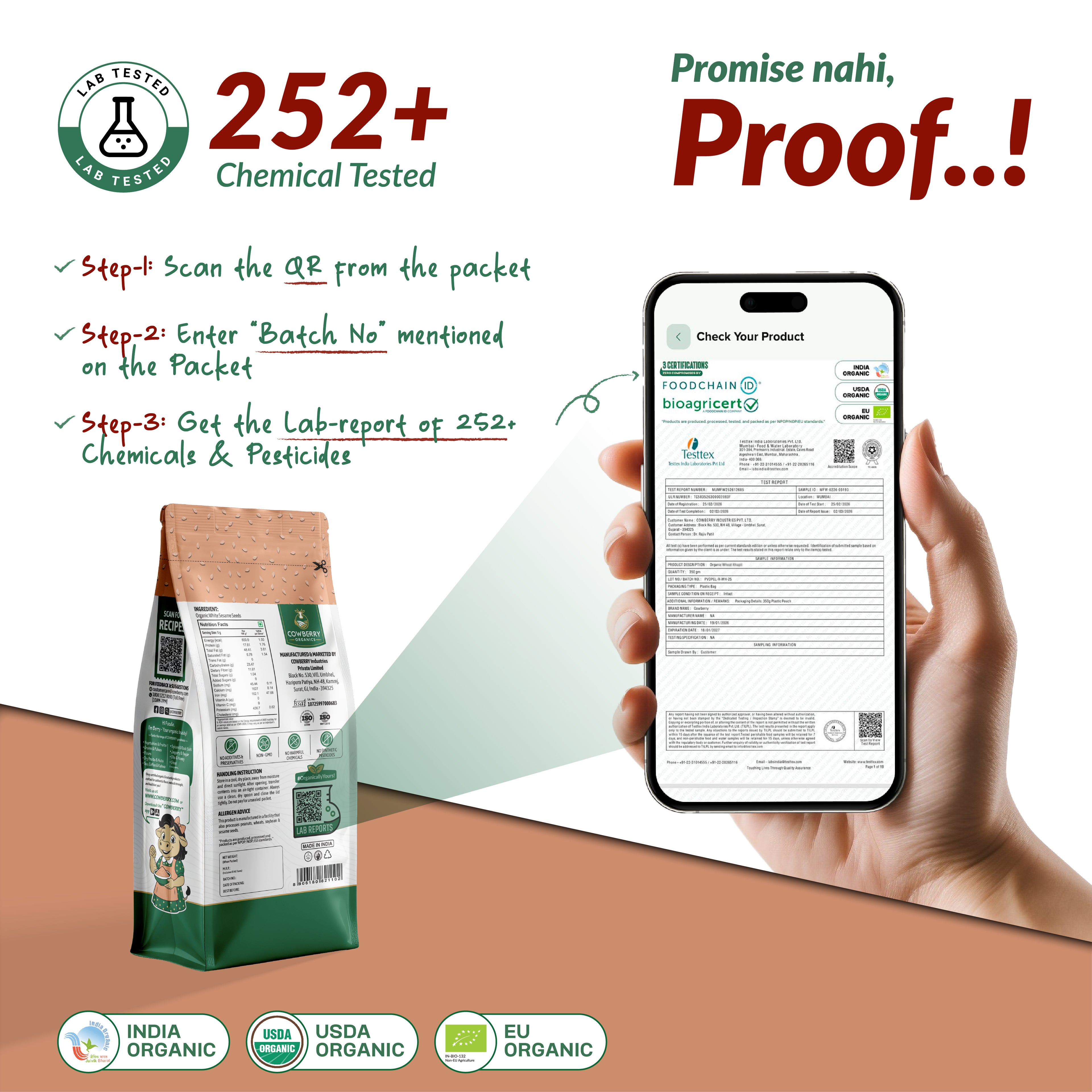 Organic White Sesame Seeds