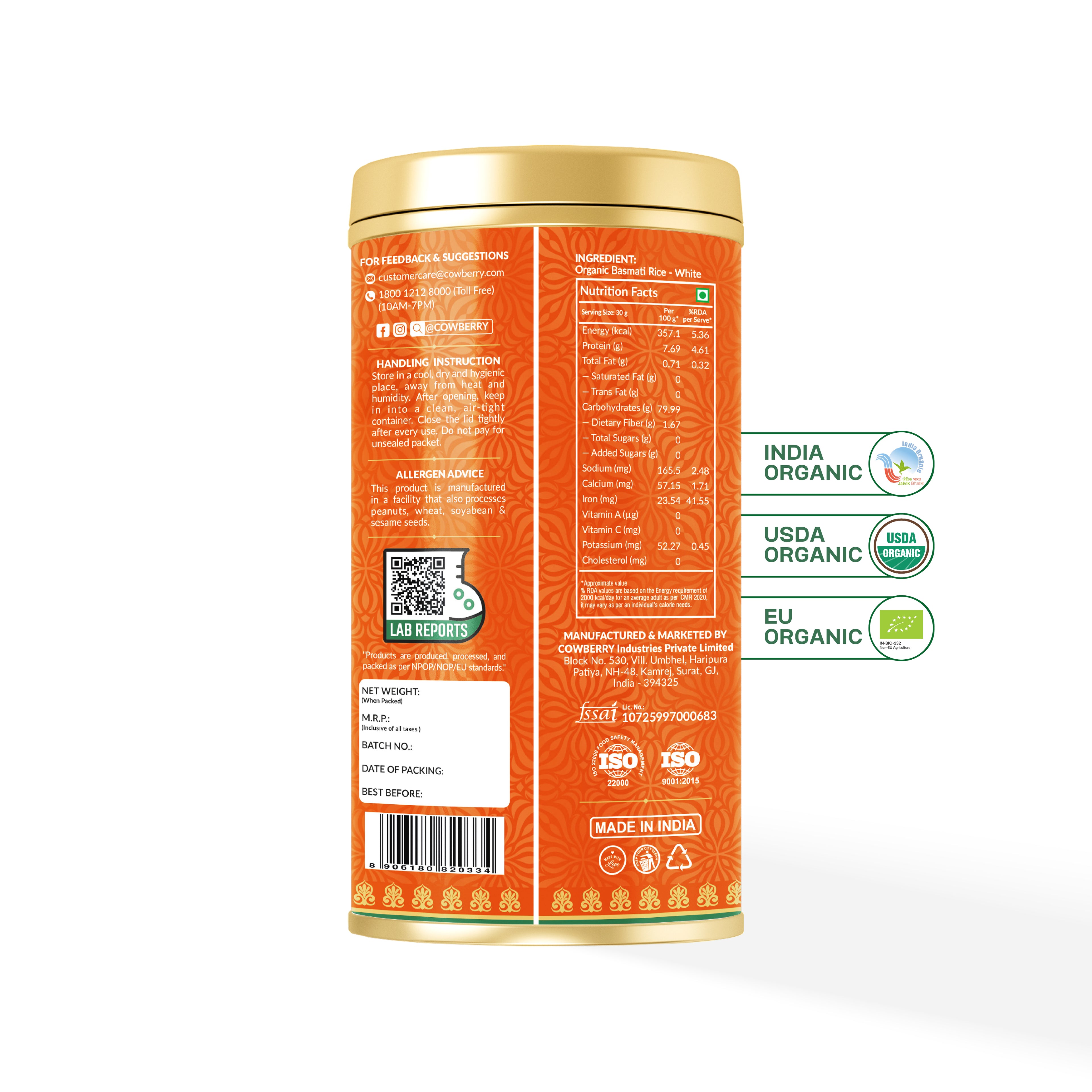 Organic Basmati Rice