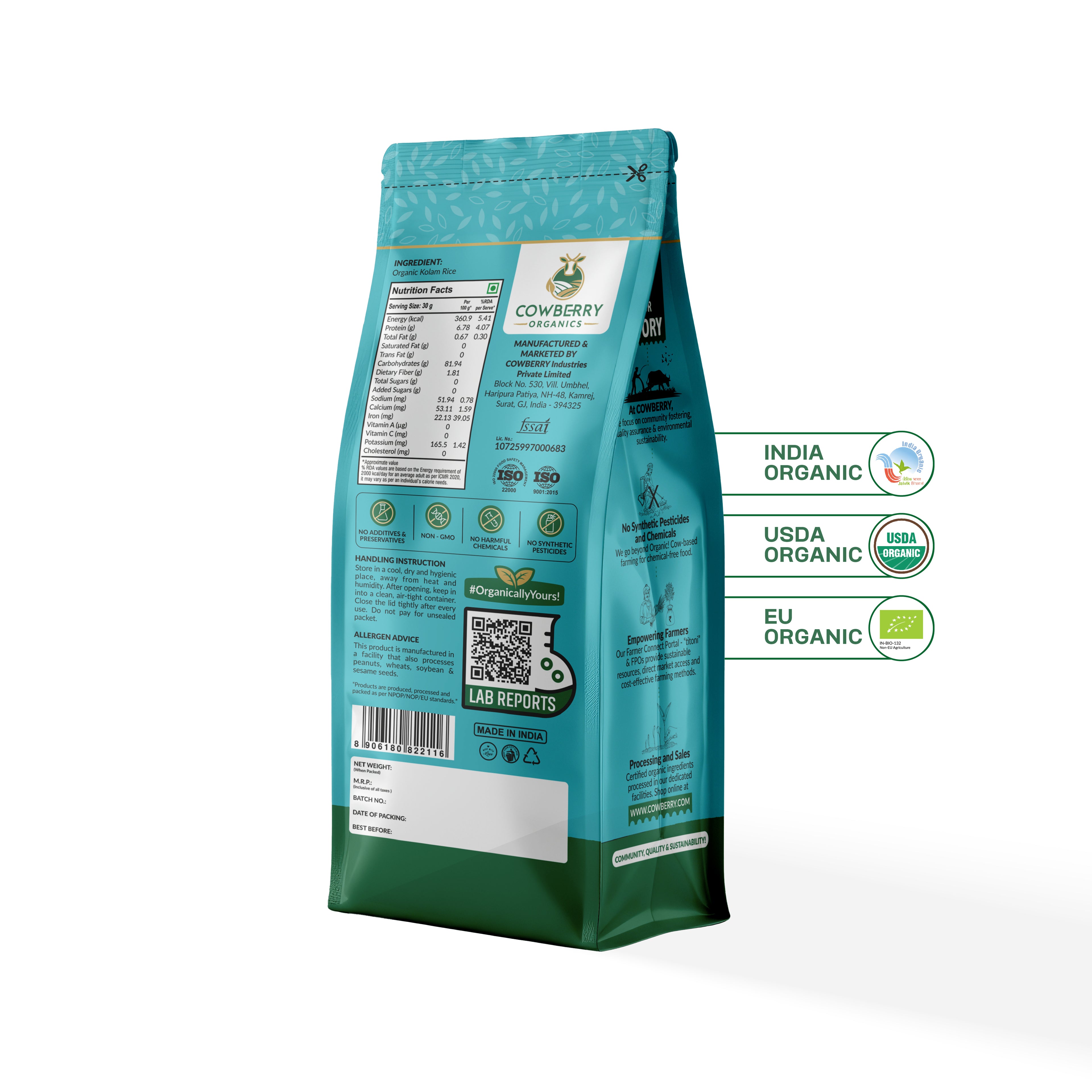 Organic Kolam Rice