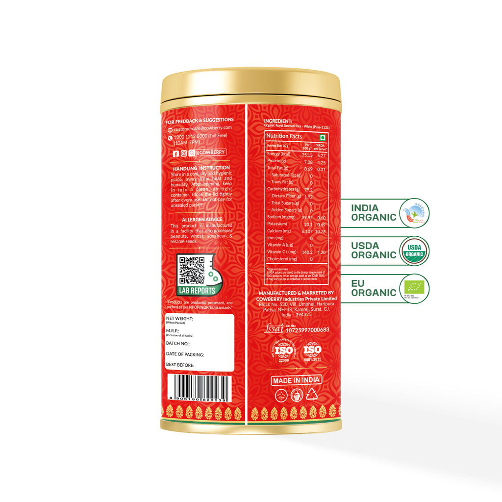 Organic Royal Basmati Rice
