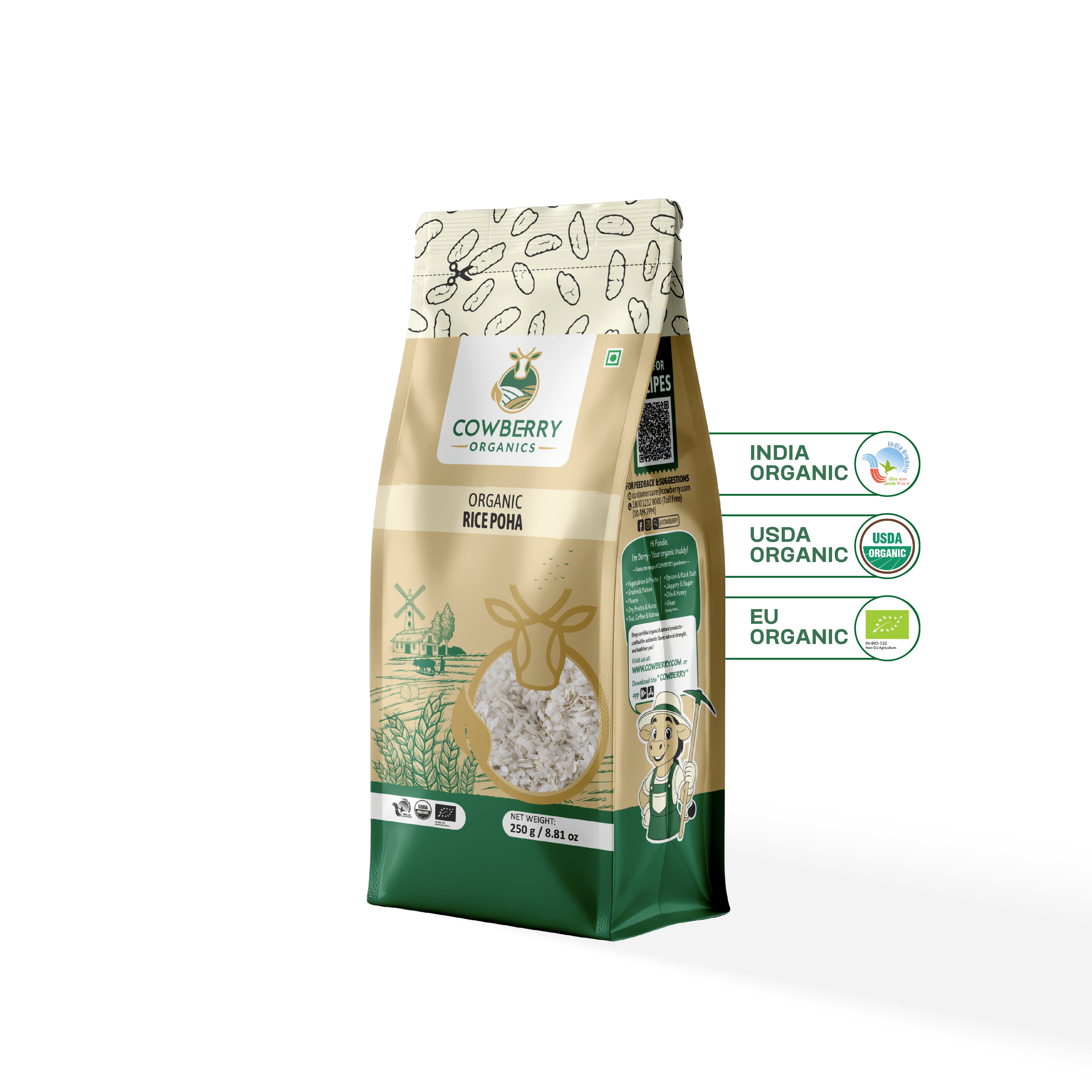 Organic  Rice Poha