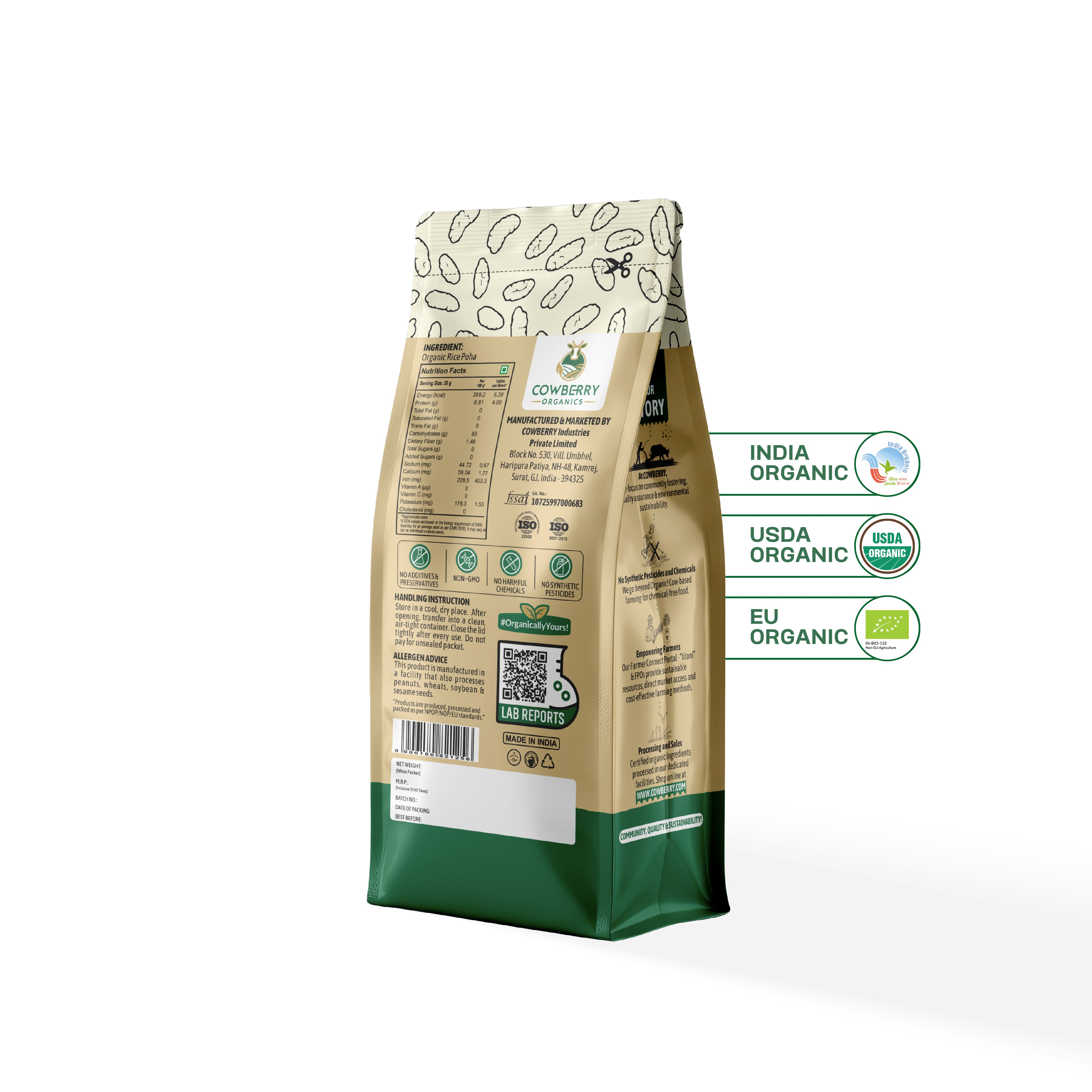 Organic  Rice Poha