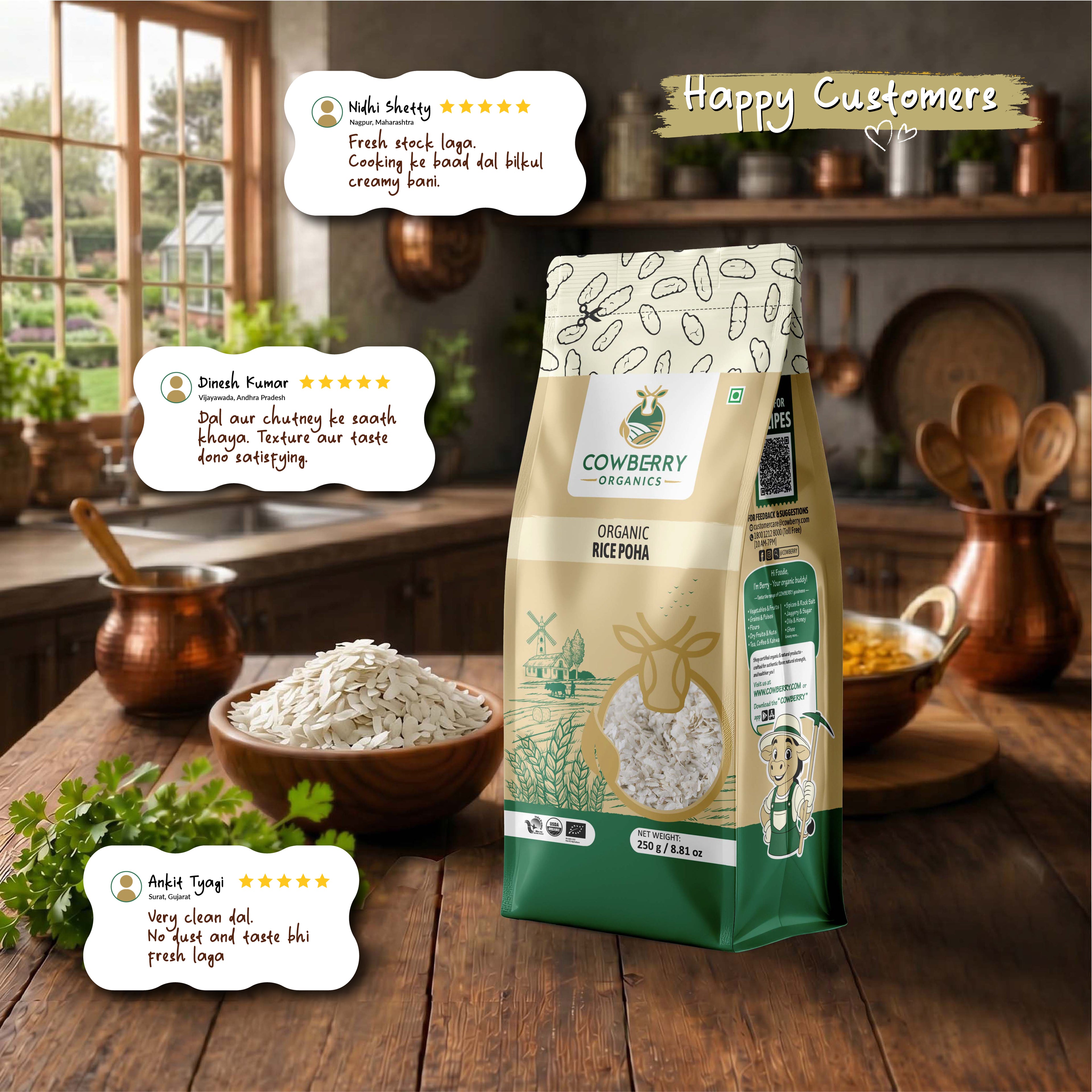 Organic  Rice Poha