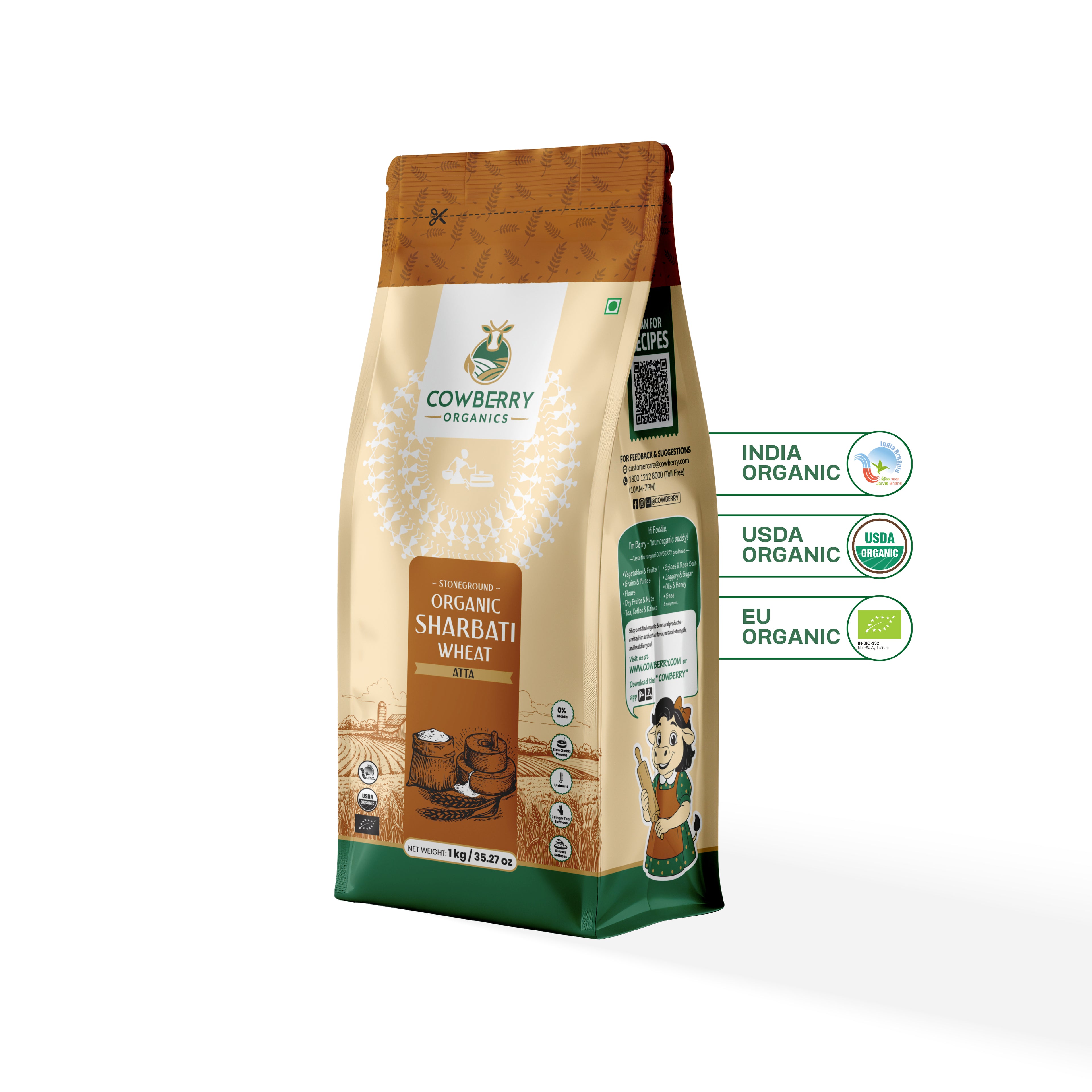 Organic Sharbati Wheat Flour
