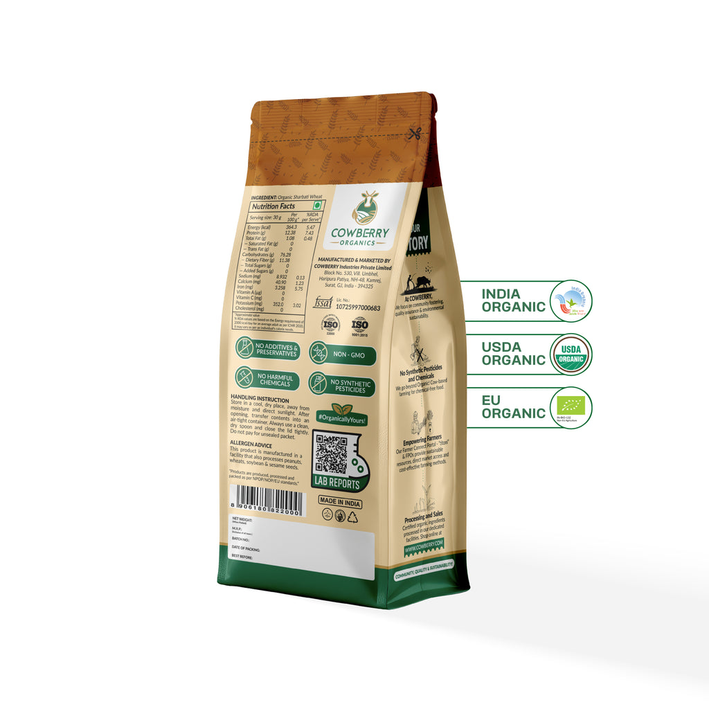 Organic Sharbati Wheat Flour