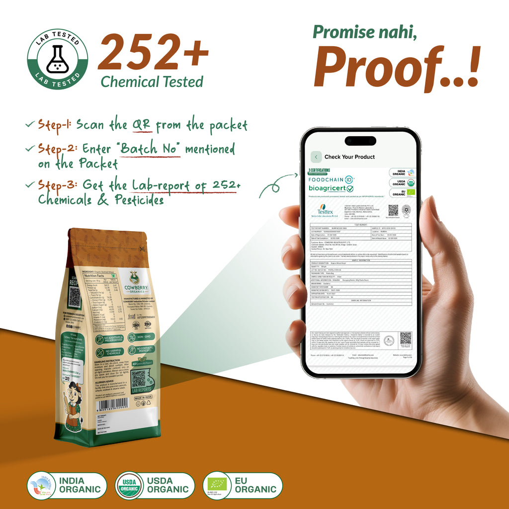 Organic Sharbati Wheat Flour