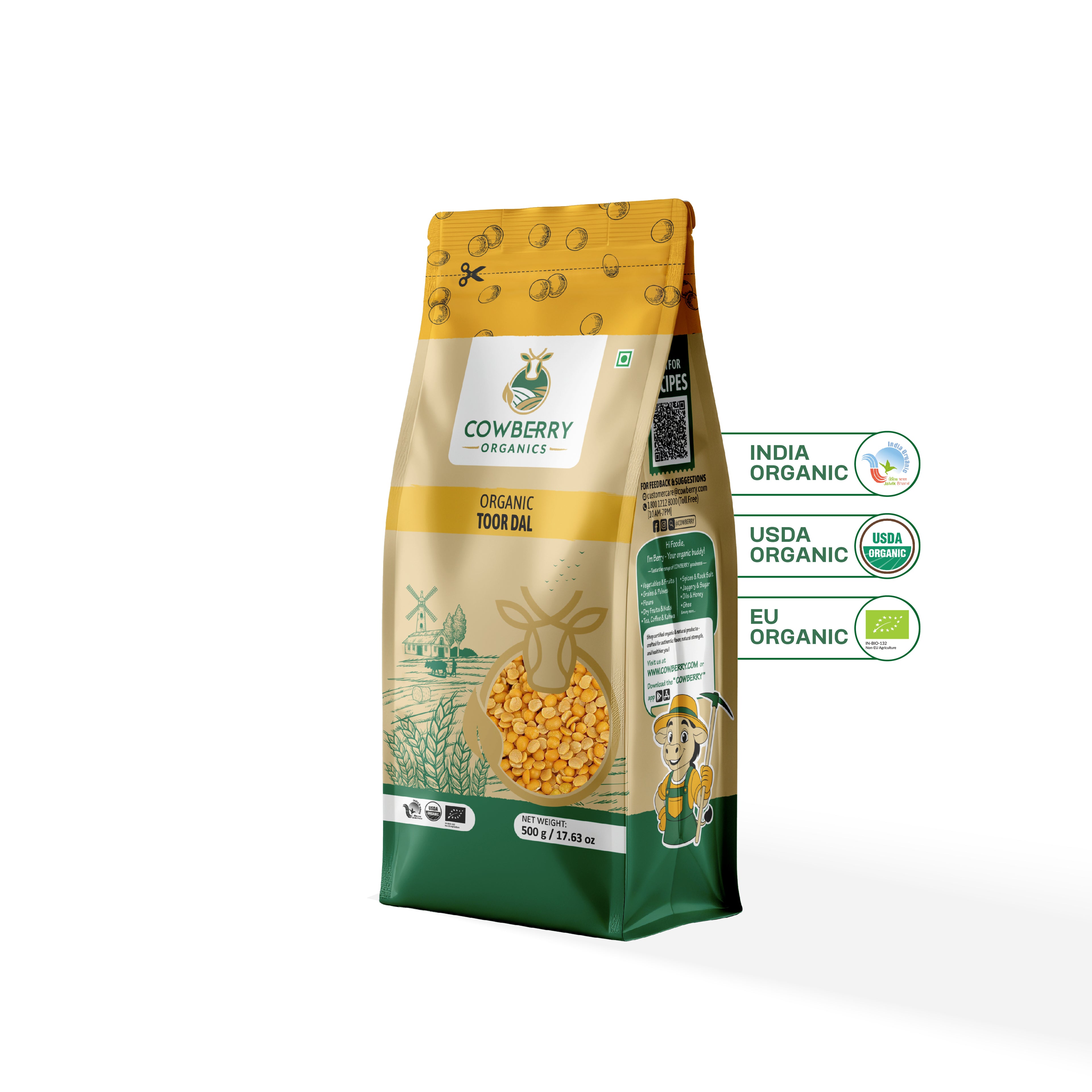 Organic Toor/Arhar Dal