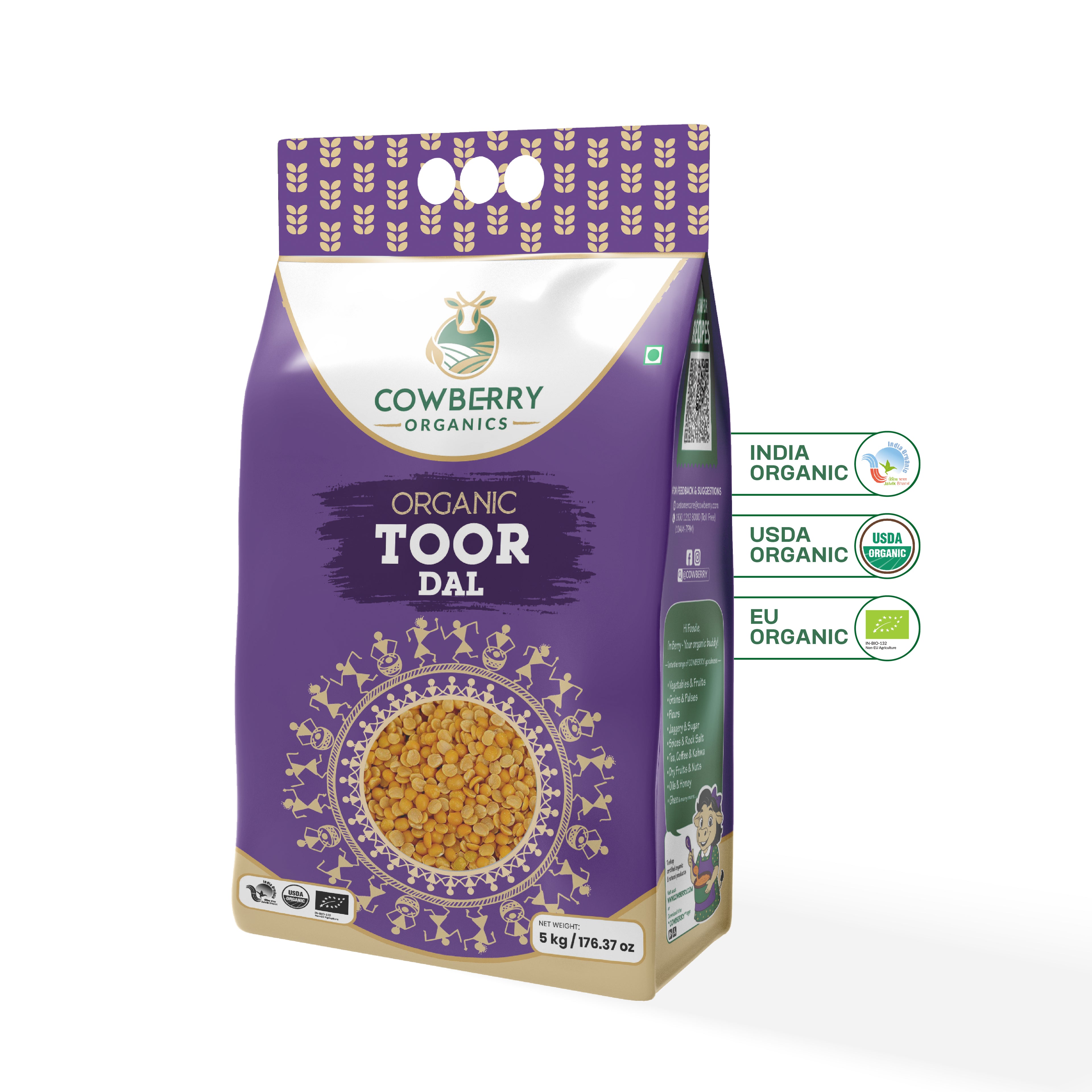 Organic Toor/Arhar Dal