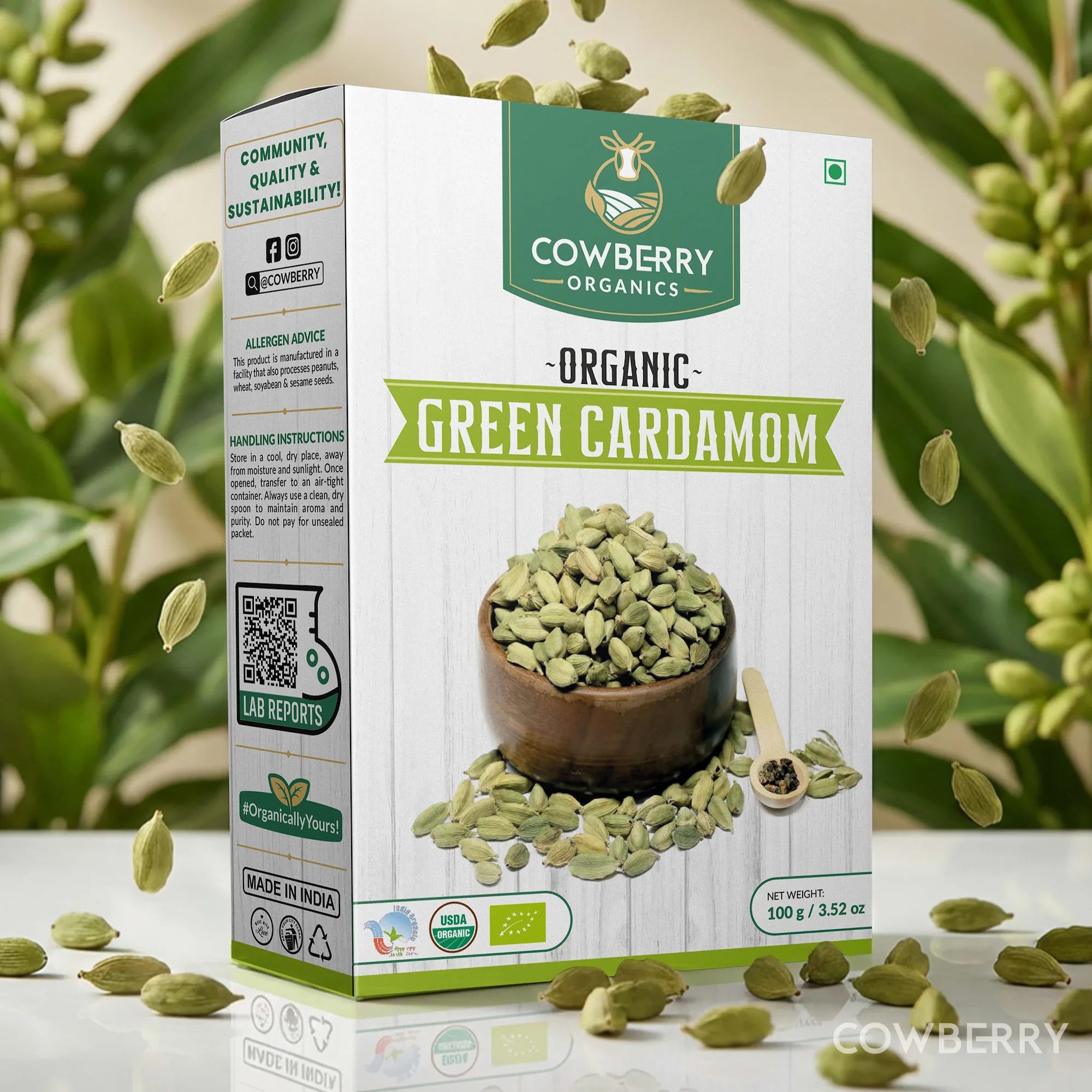 Organic Green Cardamom
