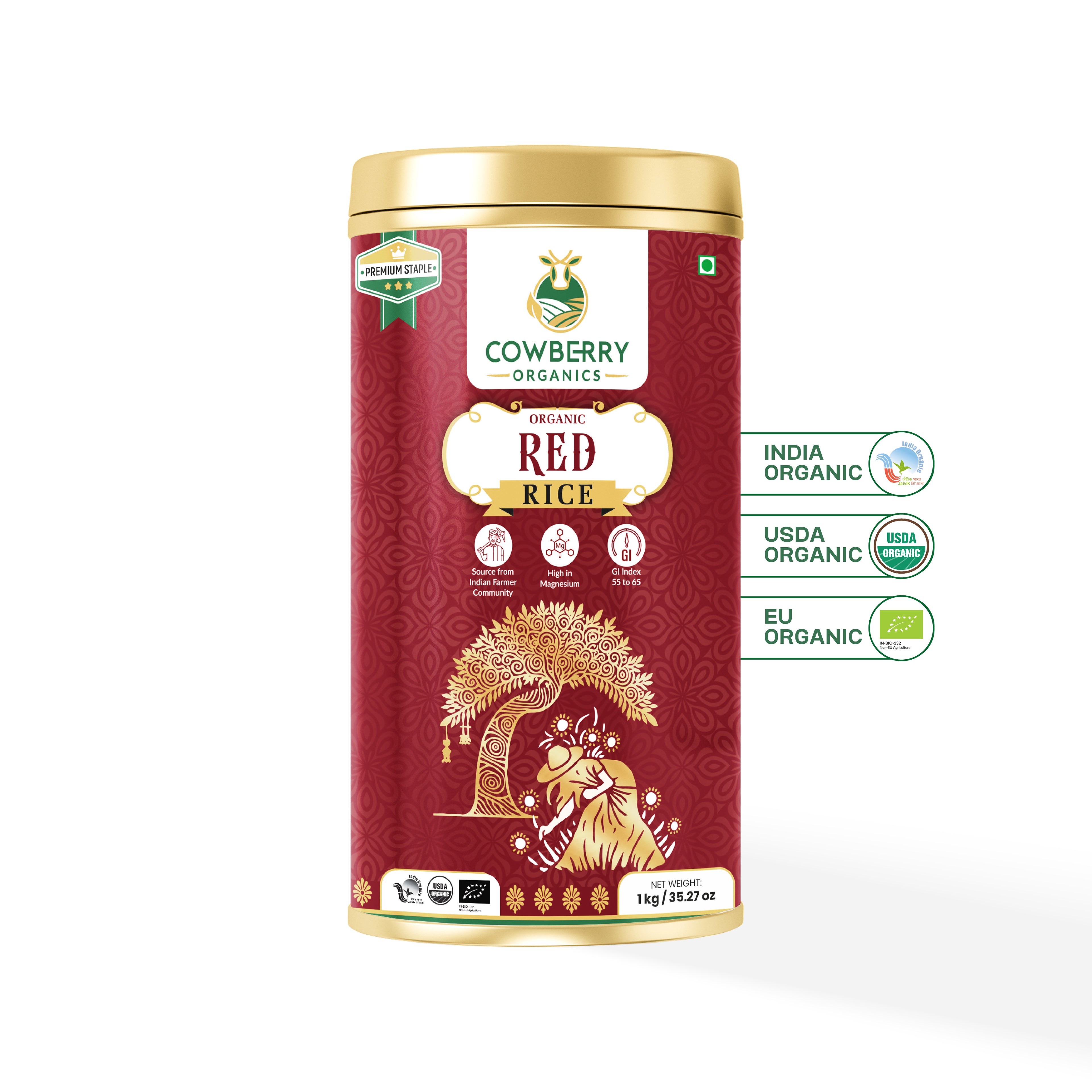 Organic Red Rice