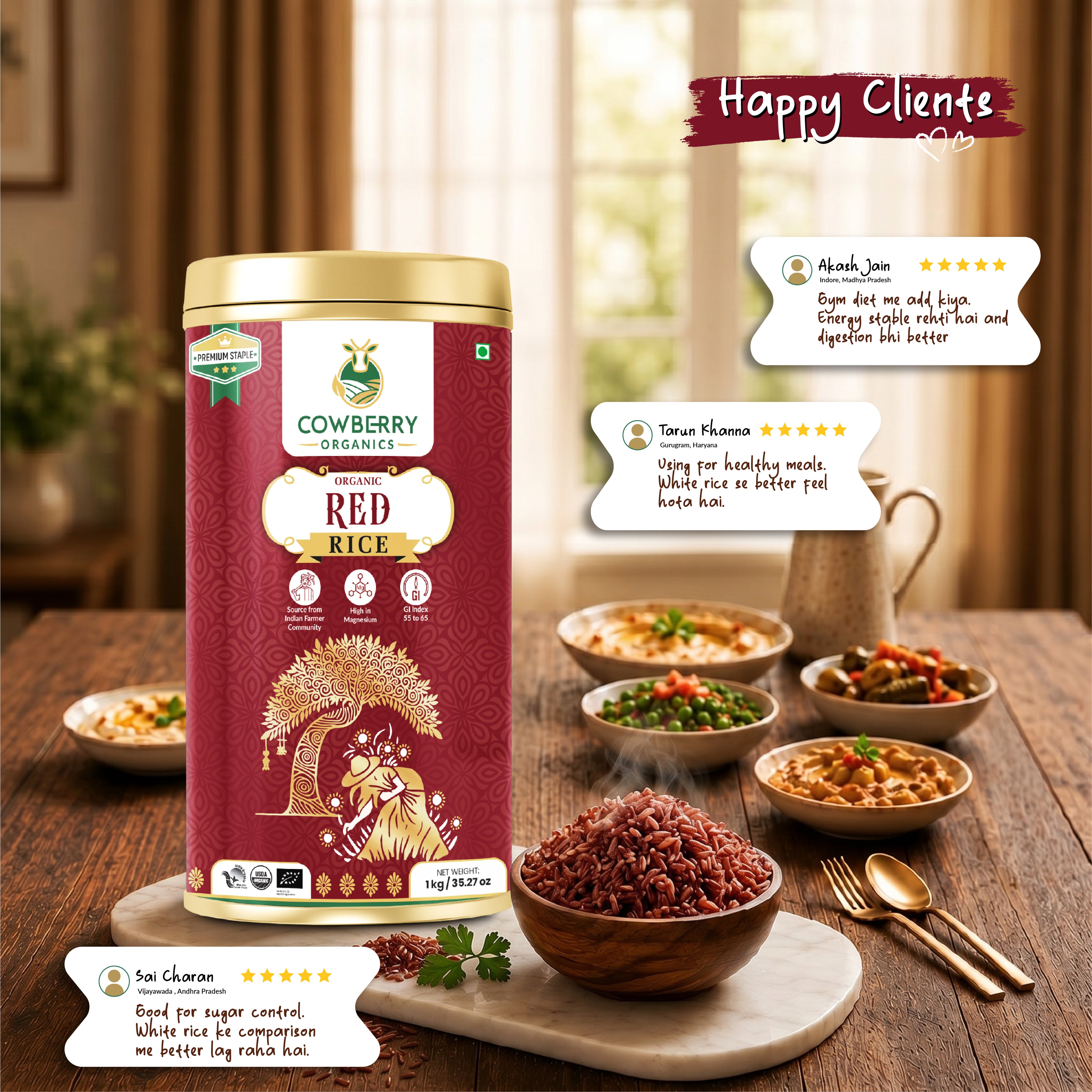 Organic Red Rice